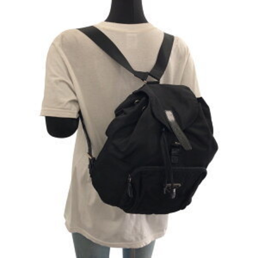 Prada Backpack Triangular Black Tessuto Nylon - image 6